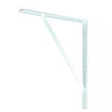 10 in. x 8 in. White Medium Duty Shelf Bracket