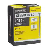 4 in. x 20D Bright Common Nails 27-Count