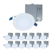 HLBE 4 in. Ultra-Thin Downlight 3000K 12PK