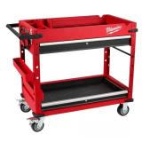 Milwaukee 40 in. 2-Drawer Steel Work Cart