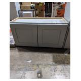 30" x 15" x 12" Grey Wall Cabinet