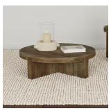 Kinkaid 38-in Brown Mango Wood Coffee Table