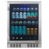 NewAir 24" Beverage Refrigerator NBC177SS00