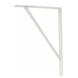 18 in. x 16 in. White Heavy-Duty Shelf Bracket