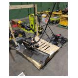 Cub Cadet snow plow blade attachment
