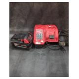 Milwaukee M18 5Ah Battery with Rapid Charger