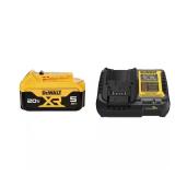 20-Volt XR 5.0 Ah Battery Pack & Charger