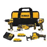 DeWalt 20V MAX ATOMIC 4-Tool Combo Kit