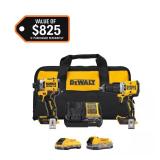 DEWALT 20V XR 2-Tool Kit w/ Batteries