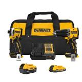 DeWalt 20V MAX Atomic Drill & Impact Kit