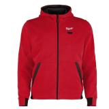 Milwaukee M12 XL Heated Hoodie Red full-zip (No B