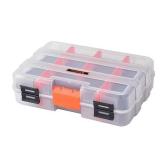 22-Compartment Plastic Organizer, Double-Sided