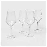 15oz 4pk Glass Wine Glasses - Threshold  *CONTAIN