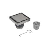 Designline 6x6 Stainless Shower Drain Tile-In