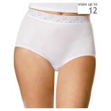 Women's Plus Nylon Brief Panty (3-Pack)