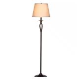 Rhodes 58.5 in. Bronze Floor Lamp with Shade