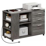 YITAHOME File Cabinet with Charging Station