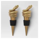 2pk Snake Wine Stopper - Threshold