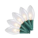 25L Clear Incandescent C9 Lights