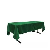60 x 108 in Emerald Green Tablecloth