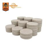 Beige Round Self-Adhesive Furniture Felt Pads