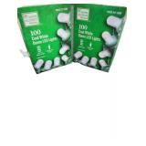(2) 100 Cool White Dome LED Lights