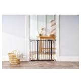 Regalo Easy Step Black Metal Walk-Through Gate