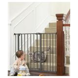 InnoTruth Baby Gate for Stairs 30' Tall Black