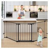 COMOMY 80' Extra Wide Baby Gate, 3 Panels