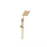 Modern 1-Spray Dual Tub Shower Head Matte Gold