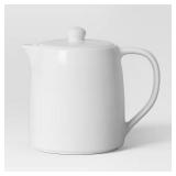 Threshold Porcelain Tea Pot 50oz, DW/MW Safe