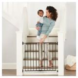 Regalo Extra Wide 2-in-1 Baby Gate, Black