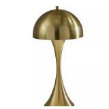 17 in. Metal Dome Table Lamp Brass