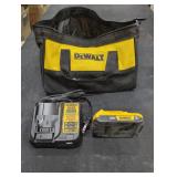 DeWalt 20V MAX 2Ah Battery, Charger & Bag