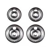 Chrome Drip Bowl for GE Ranges (4-Pack)