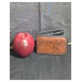 Handcrafted Leather Wallet with Horse Motif