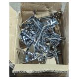 Box of Metal Hardware Brackets