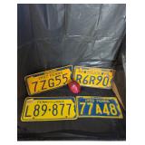 Vintage Pennsylvania License Plates Collection