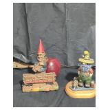 Pair of Whimsical Gnome Figurines