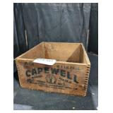Vintage Capewell Nail Wooden Crate