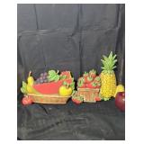 Vintage Fruit Wall Plaques Set