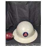 Vintage Military-Style Helmet with Emblem