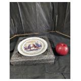 Decorative Limoges Porcelain Plate