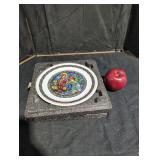 Limoges Noel Vitrail Collectible Plate