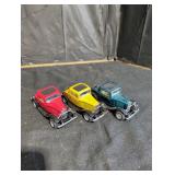 Set of Three 1932 Ford 3-Window Coupe Model Cars