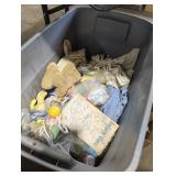 Vintage Baby Clothes and More Tote Lot
