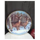 "Wintry Duo" Decorative Collector Plate