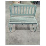 Vintage Green Wooden Bench