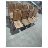 Set of Wooden Vintage Theater Seats
