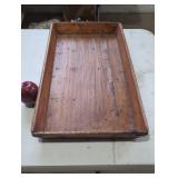 Vintage Wooden Rectangular Tray